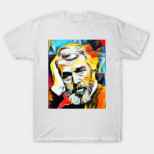 Thomas Carlyle Abstract Portrait | Thomas Carlyle Abstract Artwork 15 T-Shirt